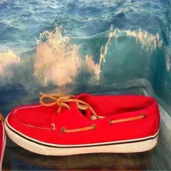 Red Sperry’s Topsider Boat Shoe - Picture 10 of 16